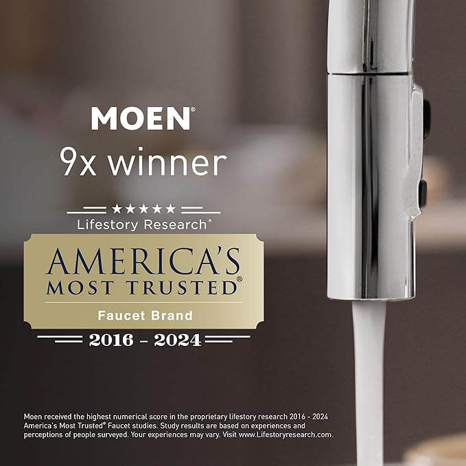 Moen DN8418CH Preston Collection 18-Inch Single Bar Bathroom Towel Bar, Chrome (Pack of 2)