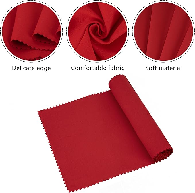 88 Keys Piano Keyboard Red Dust Cover - For Upright Grand Pianos, Digital Pianos and Electronic Keyboards - Protective Key Cover Cloth (2 Packs)
