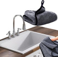 Shiny Cleaning Cloths,3pcs Shiny Drying Towels,Shower Doors Drying Towels,16 * 24in Streak Free Glass Window Car Mirror Super Absorben Microfiber Cleaning Cloths (1pc grey16*24")