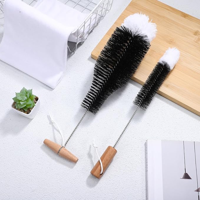 Amosfun 3 Inch Chimney Cleaning Brush with 14.5 Inch Wire Handle for Pellet Stove and Wood Stove Pipe Cleaner Fireplace Soot Removal and Debris Cleaning Tool