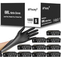 Disposable Nitrile Gloves, Chemical Resistant, Powder and Latex Free, Food Safe, Black Heavy Duty Gloves, 6 Mil, 1000 Count, Small
