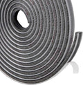 TORRAMI Felt Pile Weather Stripping 11/32 inch x 3/16 inch x 16 ft, Sliding Windows and Door Frame Side Brush Seal, Draft Stopper Soundproofing, Grey