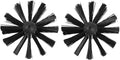 Chimney Brush Head Replacement Dryer Vent Pipe Cleaning Brush Compatible with Electric Drill for Home Vent and Duct Maintenance 3.93X3.93X2.16In