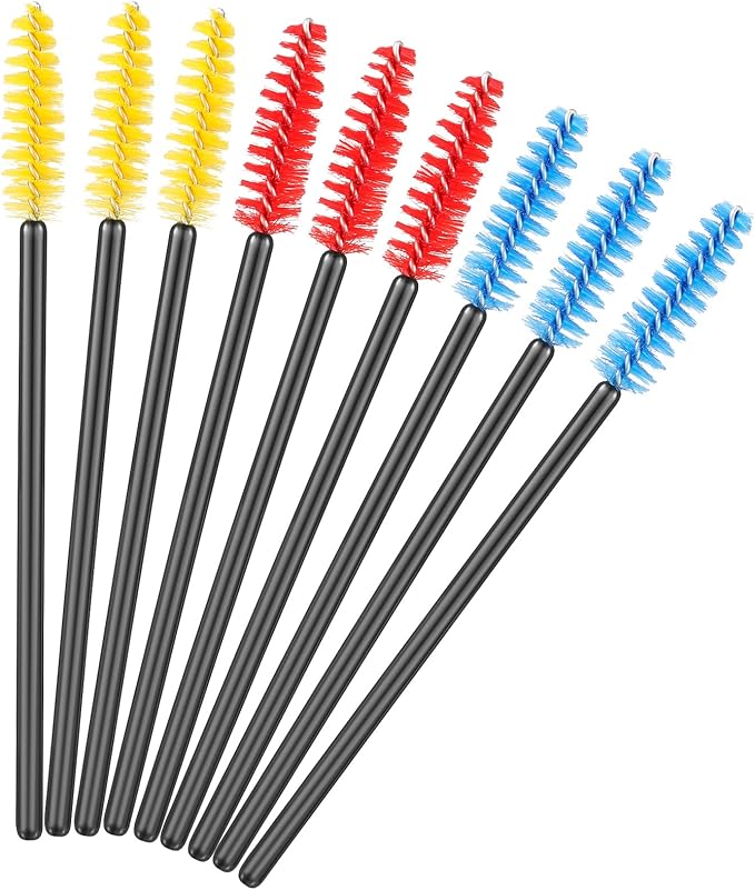 Outus 30 Pieces Hummingbird Feeder Cleaning Brush Mini Nylon Brush Set Cleaner for Bottles, Tubes, Jars, Bird Feeder (0.3 Inches/ 3.9 Inches)