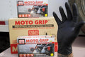Grip Black Nitrile Gloves 5mil Latex-Free, Powder-Free, Micro-Textured for Repair, Cleaning, Painting, Chemical (1 box/100 gloves), Large