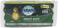 Dawn Heavy Duty Kitchen Dish Sponges, Green/Yellow (Pack of 9)