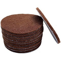 10 Pack 6 Inch Multipurpose Brown Scrubber Scouring Pads Flocking Scuff Pads -Hoop and Loop Scuff Pads Conditioning Discs Polishing Pad for Furniture Automotive Cleaning, Rust Removal (120 Grit)