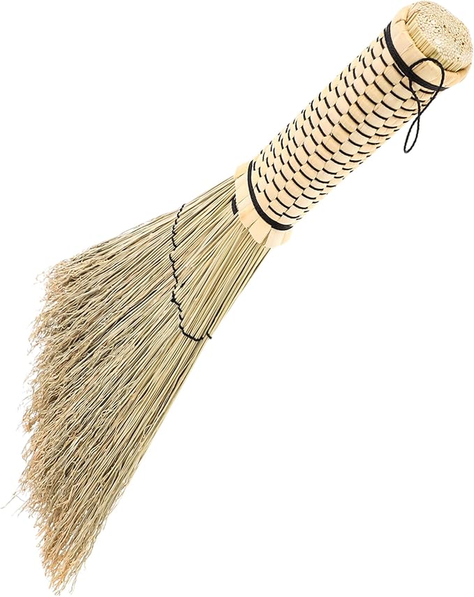 Garneck Household Old Fashioned Handle Duster Wedding Toddler Cleaning Supplies Small Whisk Brooms Hand-Made Corn Broom The Bed Artificial Child Sorghum Carpet Asia mini Vietnam