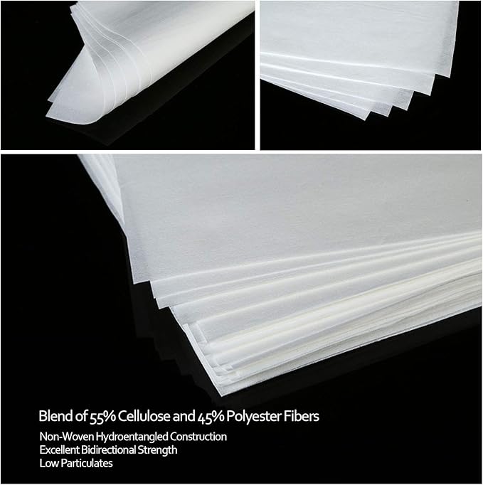 AAWipes Lint Free Wipes Disposable Cleaning Cleanroom Cellulose/Polyester Blend 6" x 6" (Grade B, 56 GSM) Bag of 300 Pcs General Purpose Lab Wipes Dry Dustless (NW05606)
