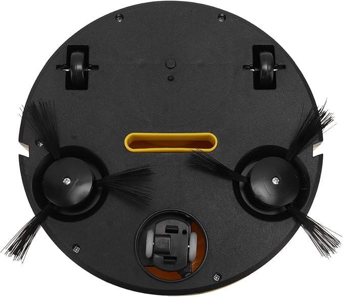 Fdit Robot Vacuum Cleaner, Mini Automatic Avoidance USB Charging Smart Sweeping Robot for Wooden Flooring for Carpet (Yellow)
