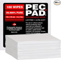 PEC-PAD Lint Free Wipes 4”x4” Non-Abrasive Ultra Soft Cloth for Cleaning Sensitive Surfaces Like Camera, Lens, Filters, Film, Scanners, Telescopes, Microscopes, Binoculars. (100 Sheets Per/Pkg)