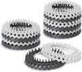 Evriholder Vanity Sink Drain Savers, Secure Fit Hair Catchers Prevent Clogs in Bathroom, Disposable, 3.7-Inch, Gray and White, 12 Pack