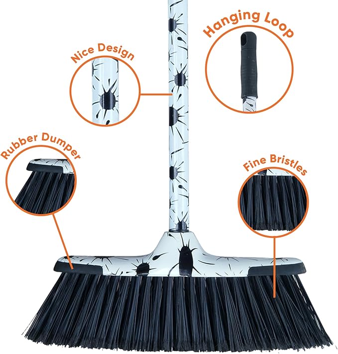 Splash Design Dustpan and Broom Set