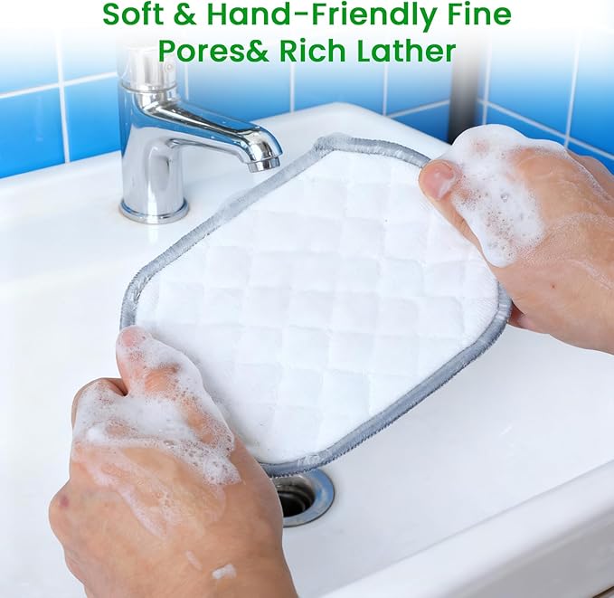 TIESOME 10Pcs Newly Upgraded Double Side Non Scratch Wire Dishcloths, Reusable Multipurpose Wire Dishwashing Rags for Wet and Dry Round Wire Washing Cloth for Kitchen, Sinks, Pots, Pans(10)