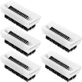 BOAO 5 Pcs Nail Scrubbers Hand Scrub Brushes for Nail Cleaning Fingernail Soft Non Disposable Scrub Plastic Hands Cleaning Brushes for Men Women Kids