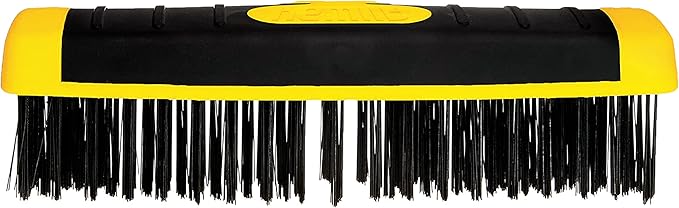 ALLWAY SB619 Soft-Grip Carbon Steel Wire Scrub Brush Block