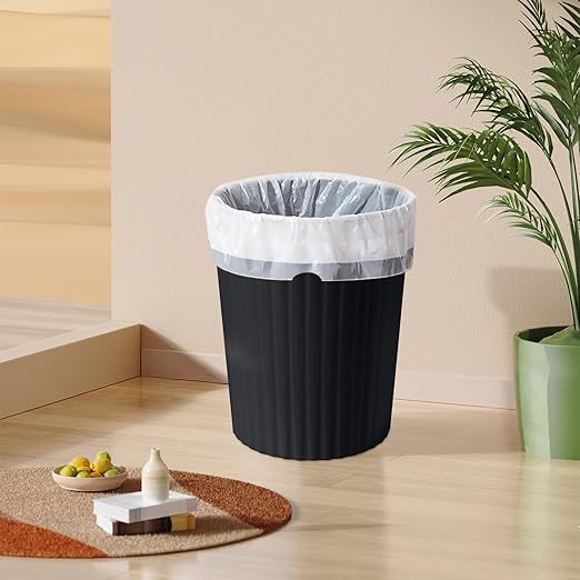 Trash Can - Small Waste basketbin - 2 Gallon- for Office,Home,Bathroom,Kitchen - Black