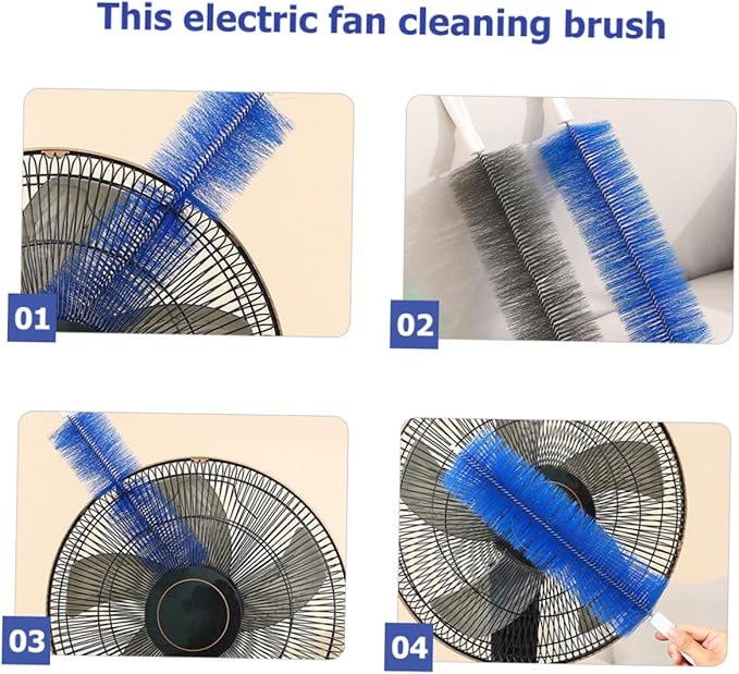 Ergonomic Handle Fan Cleaning Brush 4 Pack Box Fan Dust Brush Air Conditioner Cleaning Tool Multi Purpose