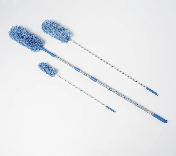 6-Piece Easy Reach Microfiber Duster Set (Stone)