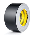 LLPT Aluminum Black Foil Tape 2 Inches x 55 Yards 3.94 Mil Heavy Duty Adhesive HVAC Sealing Hot Cold Air Duct Tape for Pipe Metal Repair (BF255)