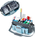 Large Cleaning Supplies Organizer-Cleaning Caddy Organizer With Handles & Shoulder Strap-Cleaning Bags for Cleaning Suppliers-Housekeepers Wearable Cleaning Tote Upgraded