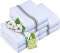 Utopia Towels Black Dish Towels [6 Pack - 15 x 25 Inches] 100% Ring Spun Cotton Highly Absorbent & Reusable Cleaning Bar, Tea, Kitchen and Dishcloths Set - 200 GSM