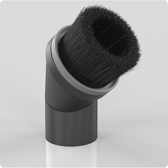 Furniture Brush Attachment Compatible with Miele Vacuums – Soft Horsehair Dusting Brush for C1, C2, C3, Compact & Classic Series – Vacuum Cleaner Accessory for Delicate Surfaces, Upholstery & Car