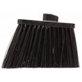 SPARTA Plastic Broom Head, Angled, Un-Flagged for Large Debris Indoor, Outdoor, Home, Restaurant, Lobby, Office, 12 Inches, Black, (Pack of 12)