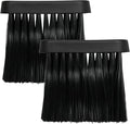 2 PCS Oblong Fireplace Brush, PP Fireplace Broom Replacement Head, Chimney Brush for Fireplace Cleaning Kit and Pellet Stove