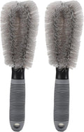 10.2in Wheel Hub Brush Ergonomic Handle Cleaning Tool Car Wheel Cleaning Brush Tire Rim Scrub Brush Cleaner Tire for Nozzle Engine Compartment
