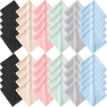 Frienda 50 Pcs Microfiber Cleaning Cloth for Glasses 6x7 Inch Lens Eyeglasses Cleaning Cloth Sunglasses Electronics Glasses Optical Cleaner Wipes Bulk for Camera Lens Eyeglass Screen(Light Color)