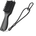 Golf Club Cleaner Brush with Rope and Metal Clasp,Multi-Function Golf Groove Dirt Mud Remover,Stiff Bristles Shoe Cleaner/Portable Golf Cleaning Tool fit for Hiking/Farm/Walking Boot