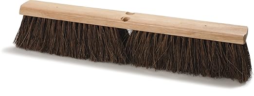 SPARTA Flo-Pac Palmyra Floor Sweep, Heavy Sweep for Cleaning, 24 Inches, Brown, (Pack of 12)