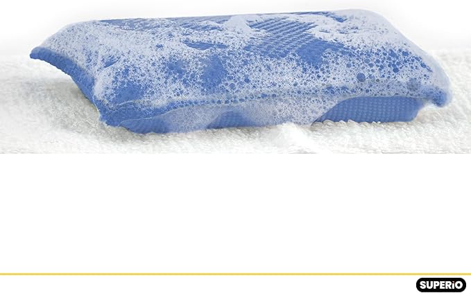 Microfiber Non-Scratch Dish & Kitchen Scrubber Heavy-Duty Household Cleaning Sponges, Multi-Purpose Cleaning Supplies for Dishes and Kitchens Pack of 3