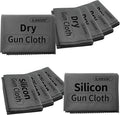 Silicon Gun Cloth 12'' ×12'' Gun Cleaning Cloths Lint Free - Gun Cleaning Wipes with Silicon Gray Gun Cleaning Rags for Gun Cleaning/Polishing Silicon Rags/Rust Wipes