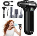 Electric Compressed Air Duster, 170000RPM High-Speed Cordless Air Blower with Rechargeable Battery for Keyboard, PC & Electronics Car Cleaning, Reusable Canned Air Alternative
