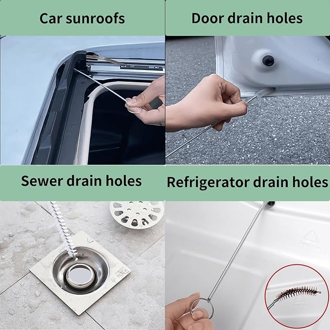 8 pcs Fridge Water Line Kit - Reusable & Easy-to-Use Refrigerator Water Line Cleaning Tool for Daily Home Use - Perfect Buddy for Clearing Water Buildup in Fridges and Drinking Water Dispensers