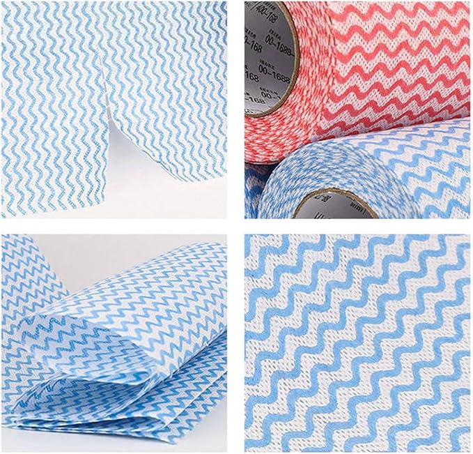 Disposable Towels Wipe Dish Cloths Reusable Towels Handy Wipes Quick-Dry 50 Count/Roll Reusable Wipes For Kitchen