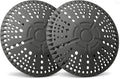 Shower Drain Hair Catcher 5.5 in Round Bathroom Sink Drain Strainer with Metal Core Silicone Shower Drain Cover Protector for Flat Drains of Shower Room, Bathroom Sink, Kitchen, Gray