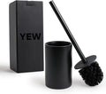 Matte Black Toilet Bowl Brush for Bathroom with Holder - Bathroom Cleaner Scrubber with Sleek Design, Sturdy, and Durable Bristles