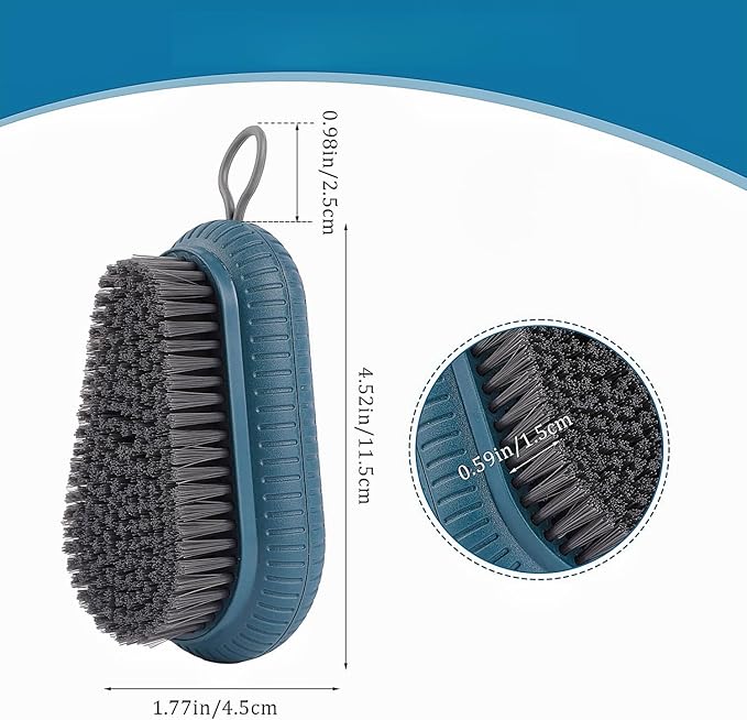 Nail Brush for Cleaning Fingernails, 1Pack Heavy Duty Nail Brushes Remove Dirt and Paint Fingernail Brush Deep Cleaning Mechanical Nail Scrub Brush