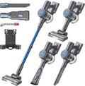 BlueEpic Cordless Vacuum Cleaner for Home, 40KPA/300W Stick Vacuums with Charging Wall Dock, Anti-Tangle, 6 in 1 Lightweight Handheld Vacuum for Pet Hair, Hard Floor, Carpet