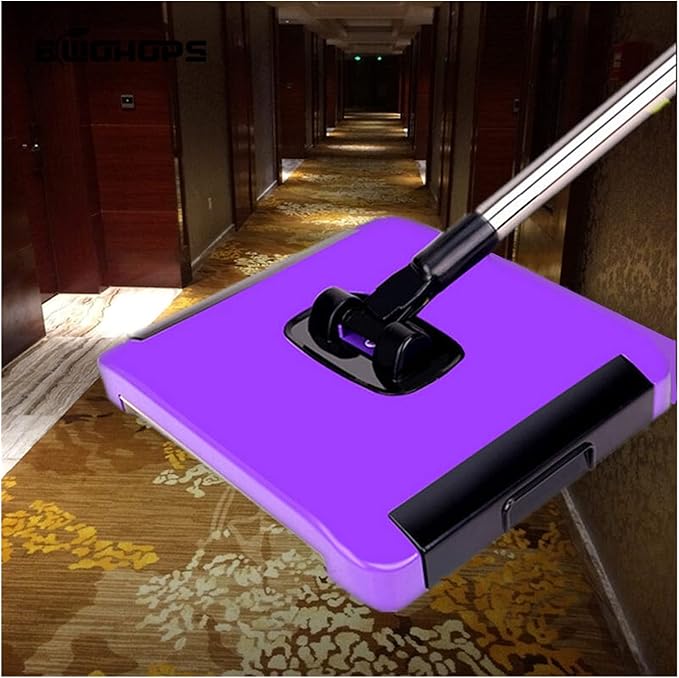 Household Hand Push Carpet Sweeping Hair Lint Sweepers Brush Magic Broom Machine Without Electricity Home Cleaner (Color : Random Color)