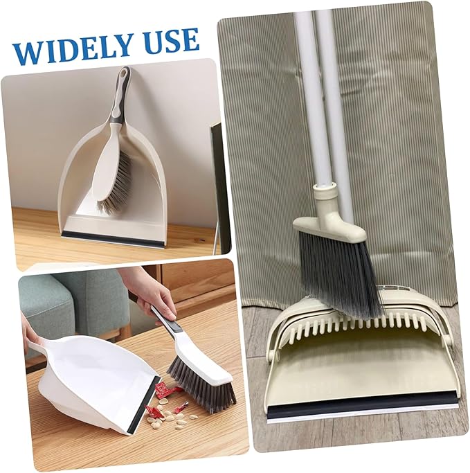 BESTYASH 4pcs Upright Dust Pan Lip Strip Dustpan Edge Strip Replacement Rubber for Dust Pan