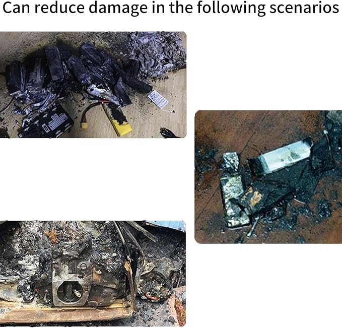 Lithium & Lead-Acid Battery Storage Box/Lipo Charging Box, Stainless Steel Material, Explosion-Proof, Fire-Resistant & Charging Safety Protection