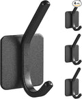 Paoli Heavy Duty Self Adhesive Hooks - Sturdy self Adhesive Hooks for Home, School and Office Easy to fit and Remove,with a Maximum Load Capacity of 30lb (4 PC).