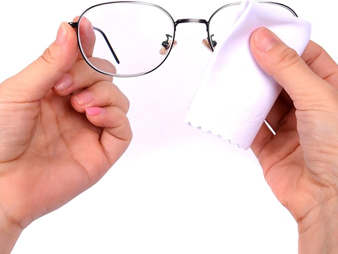 10-Pack Microfiber Cleaning Cloths for Smart phones, Laptops, Tablets, Lenses, LCD Monitor, TV, Camera, Glasses, Optics Etc