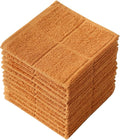 Glynniss Dishcloths Kitchen Highly Absorbent Dish Rags 100% Cotton Dish Cloths for Washing Dishes (Honey Gold)