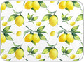 Tropical Lemon Leaves Dish Drying Mat 18x24 for Kitchen Lemon Yellow Lime Tree Dishes Pad Dish Drainer Rack Mats Absorbent Fast Dry Kitchen Accessories