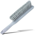 SPARTA Handheld Soft Counter Brush 8 Inch Bristle Span, Multi-Use Dust Brush with 5 Inch Handle for Tables, Countertops, and Delicate Surfaces, Polyester, Gray